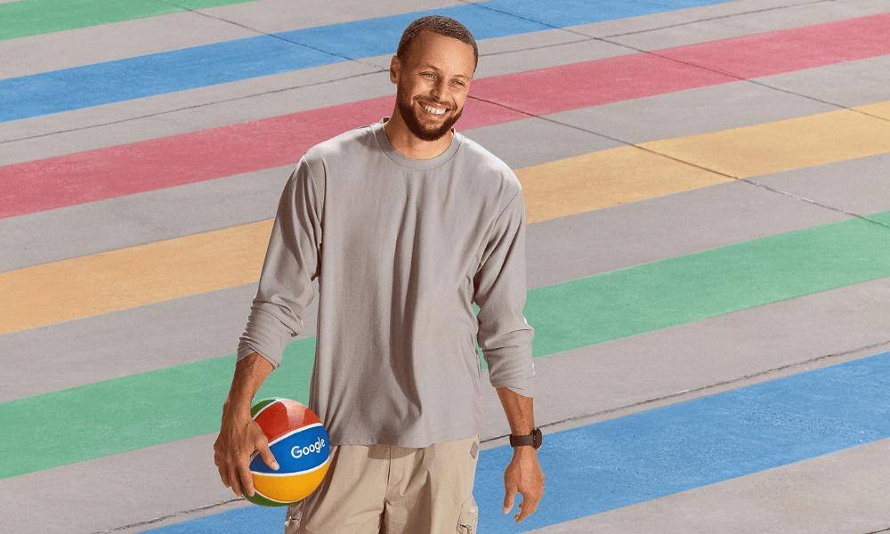 谷歌和(hé)斯蒂芬库里达成长期体育amp;科技(jì)合作